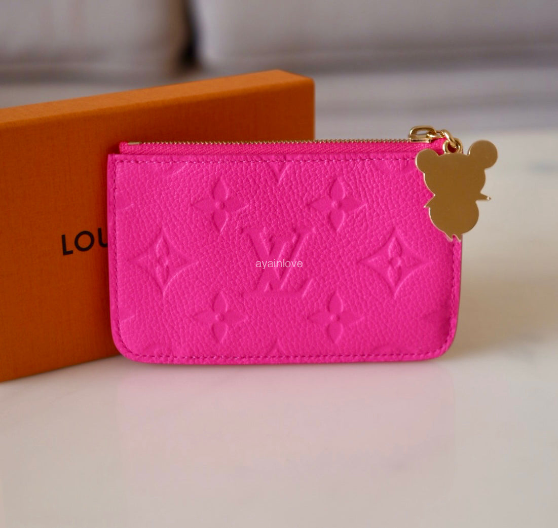 LOUIS VUITTON LV x TM Murakami Kawaii Pink Romy Cardholder