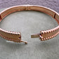 Van Cleef Arpels VCA Signature Perlee 18KT Rose Gold Bracelet Size Large