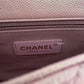 CHANEL 21K Iridescent Pink Caviar My Perfect Square Mini Flap Bag Gold Hardware