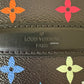 LOUIS VUITTON LV x TM Black Multicolour Murakami Rainbow Nice Mini Bag