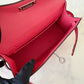 HERMES Mini Kelly 20 Pink Rose Lipstick Chèvre Mysore Palladium Hardware D Stamp