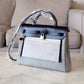 HERMES Herbag Zip 31 Vache Hunter Ecru Noir Palladium Hardware U Stamp