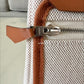 HERMES Herbag Mini Zip 20 Vache Hunter Ecru Beige/Fauve Palladium Hardware W Stamp