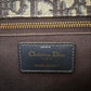 DIOR Montaigne 30 Blue Oblique Jacquard Medium Flap Bag Gold Hardware