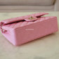 CHANEL 19S Iridescent Pink Caviar Small Classic Flap Light Gold Hardware
