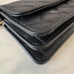 CHANEL 23S Black Caviar Wallet on Chain with Bag Charm Gold Hardware