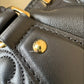 LOUIS VUITTON LV Alma BB Black Calfskin Bubblegram Bag Gold Hardware