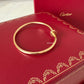 CARTIER 18KT Yellow Gold Small JUC Juste Un Clou Bracelet Size 15