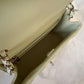 CHANEL 23C Light Green Microchipped Classic Quilted Square Mini Flap Bag Light Gold Hardware
