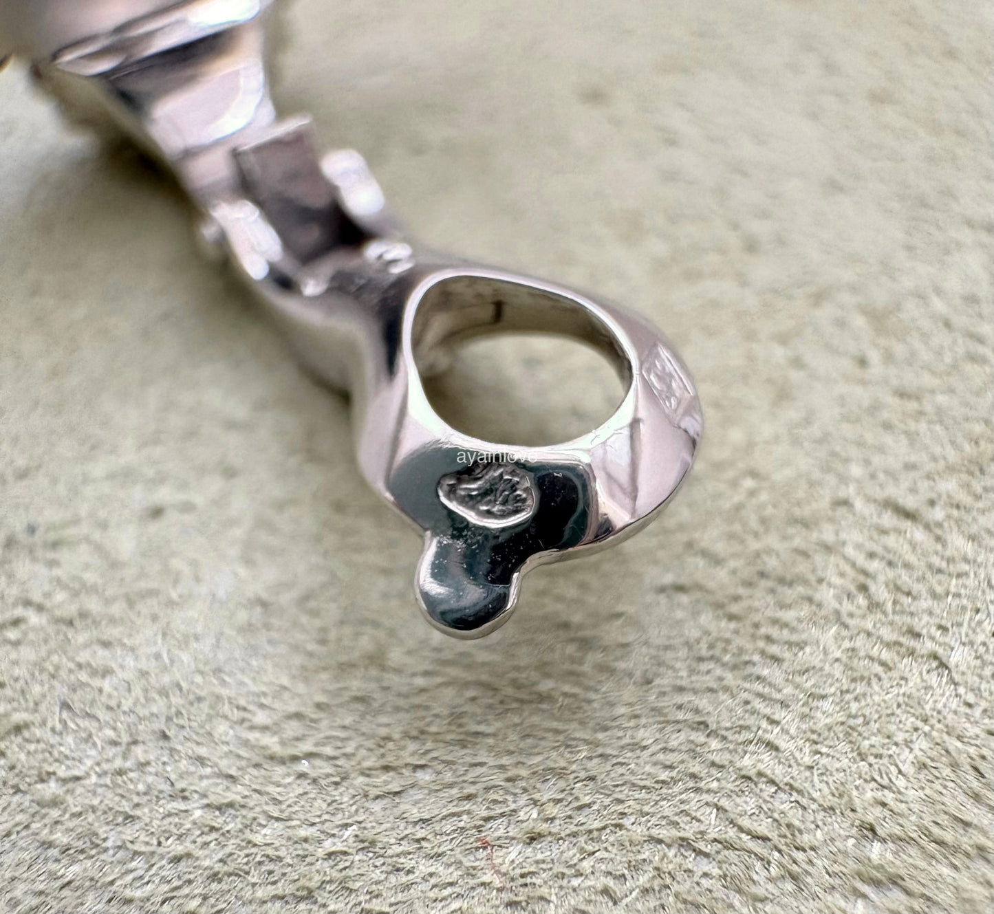 VAN CLEEF ARPELS VCA 18KT White Gold Guilloche Vintage Alhambra Earrings