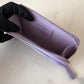 CHANEL Light Purple Caviar New Style XL Zippy Card Holder Wallet Silver Hardware