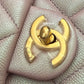 CHANEL 21K Iridescent Pink Caviar My Perfect Square Mini Flap Bag Gold Hardware