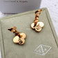 VAN CLEEF ARPELS VCA 18KT Yellow Gold Guilloche Vintage Alhambra Earrings