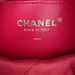 CHANEL Mini 22 Red Shiny Calf Skin Bag Gold Hardware