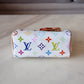 LOUIS VUITTON LV x TM White Multicolour Murakami Nano Speedy Gold Hardware