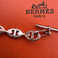 HERMES Enchaine Chaine d’ Ancre 18KT Rose Gold Bracelet PM Toggle Clasp Size ST
