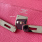 HERMES Kelly 35 Pink Rose Lipstick Togo Palladium Hardware Q Square Stamp