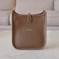 HERMES Mini Evelyne TPM 16 Amazone Etoupe Clemence Gold Hardware U Stamp