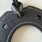 HERMES Black Horseshoe Bag Charm