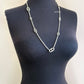 HERMES Farandole Long Necklace 80 Sterling Silver