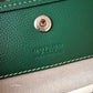 GOYARD Green Goyardine Hobo Boheme PM Bag with Blue Heart Stamp