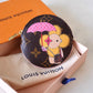 LV LOUIS VUITTON Animation Holiday 2019 Japan Limited Round Coin Purse Vivienne Gold Hardware