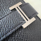 HERMES Bearn Compact Wallet Epsom Black Noir Palladium Hardware C Stamp