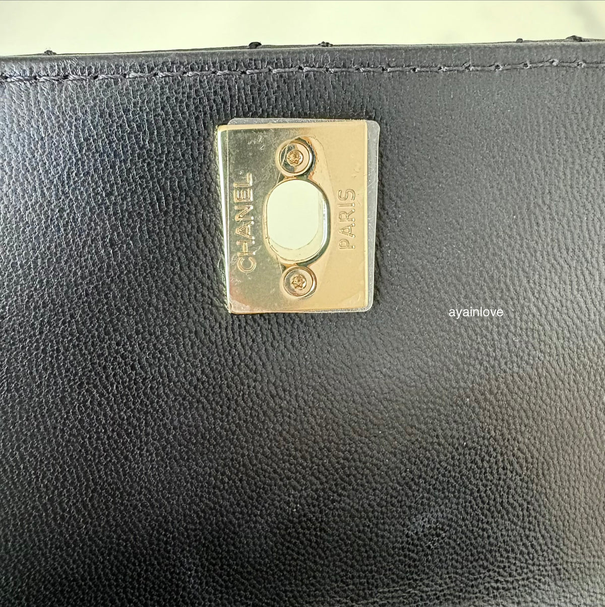 CHANEL Black Goatskin Coco Rainbow Handle Extra Mini 19cm Bag Light Gold Hardware