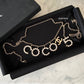 CHANEL 24S Pearl COCO No. 5 Adjustable Chain Belt Gold Hardware