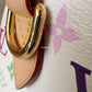 LOUIS VUITTON LV x TM White Multicolour Murakami Speedy 25 Gold Hardware