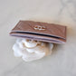 CHANEL 19S Iridescent Beige Oversized Pearly CC Flat Card Holder