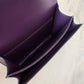 HERMES Constance Mini 18 Amethyst Purple Matte Alligator Leather Gold Hardware Y Stamp