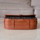 GOYARD Belvedere PM Goyardline Canvas/Calfskin Tan Black Messenger Bag Silver Hardware