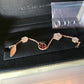 Van Cleef Arpels VCA 5 Motifs Lucky Spring Carnelian, Mother of Pearl and Onyx Bracelet 18KT Rose Gold