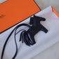 HERMES Rodeo PM So Black Bag Charm