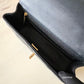 CHANEL Black Lambskin Top Handle Rectangular Mini Gold Hardware