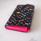 LOUIS VUITTON LV Black Murakami Multicolour Sarah Wallet Gold Hardware