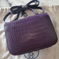 HERMES Constance Mini 18 Amethyst Matte Alligator Gold Hardware Y Stamp