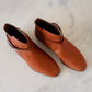 HERMES Naturel Brown Calfskin Neo Ankle Kelly Boots Shoes Palladium Hardware Size 39