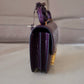 HERMES Constance Mini 18 Amethyst Purple Matte Alligator Leather Gold Hardware Y Stamp