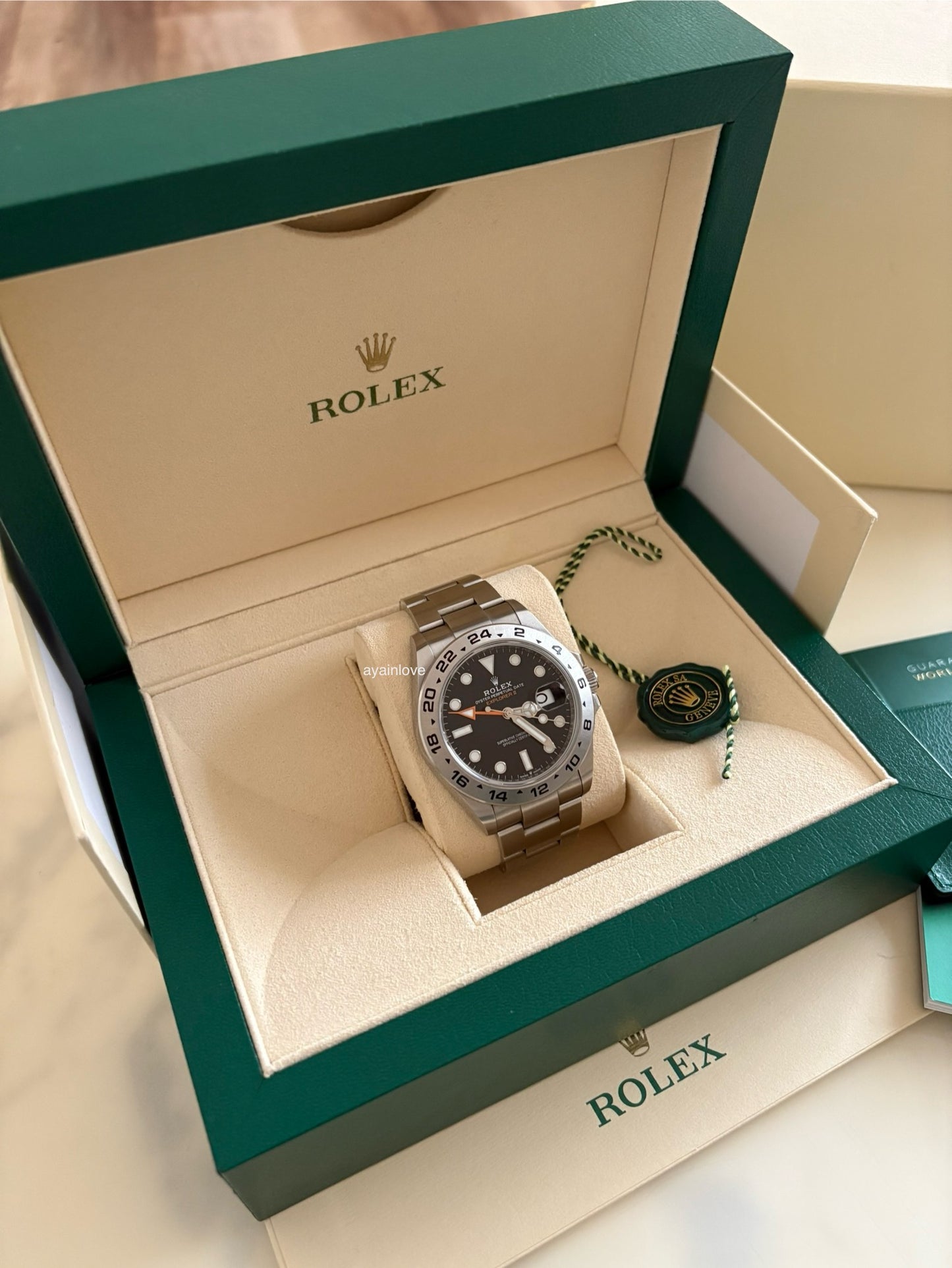 ROLEX Explorer II 42mm Black Dial 2023 Oystersteel 226570