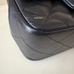 CHANEL Black Classic Quilted Square Mini Flap Bag Silver Hardware