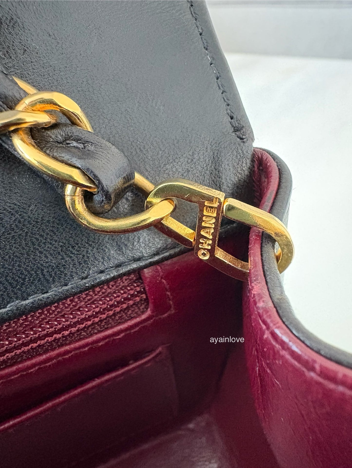 CHANEL Vintage Black Quilted Lambskin Small Diana Flap Bag 24KT Gold Plated Hardware Series 3