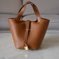 HERMES Picotin Lock 18 Gold Taurillion Clemence Gold Hardware Z Stamp