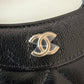 CHANEL Black Calfskin Mini 31 Shopping Bag Light Gold Hardware
