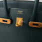 HERMES Birkin 25 Vert Cypress Togo Bag Gold Hardware U Stamp