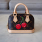 LOUIS VUITTON LV x TM Nano Alma Monogram Cherise Gold Hardware