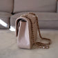 CHANEL 19S Iridescent Beige Lambskin Medium/Large Classic Flap Light Gold Hardware