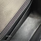 CHANEL 16S Black Caviar Chevron Classic Square Mini Flap Bag Silver Hardware