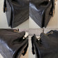 CHANEL 25 Mini Black Caviar Microchipped Bag Gold Hardware